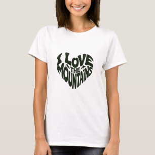 Camiseta Me encantan las montañas