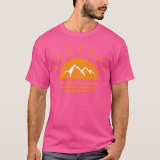 Camiseta Me encantan las montañas Sunset 3 Active