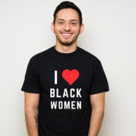 CAMISETA ME ENCANTAN LAS MUJERES NEGRAS