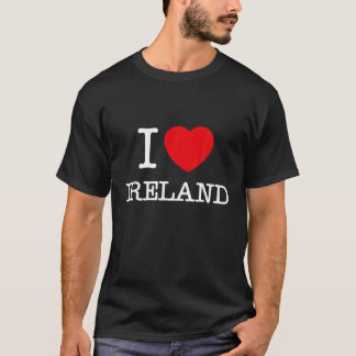 Camiseta Me encantan las Novedades gráficas de Irlanda