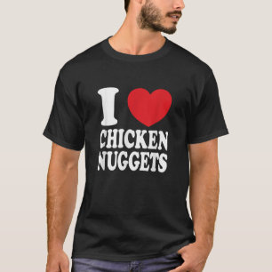 Camiseta Me encantan las nuggets de pollo.
