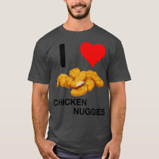 Camiseta Me encantan las nuggies de pollo