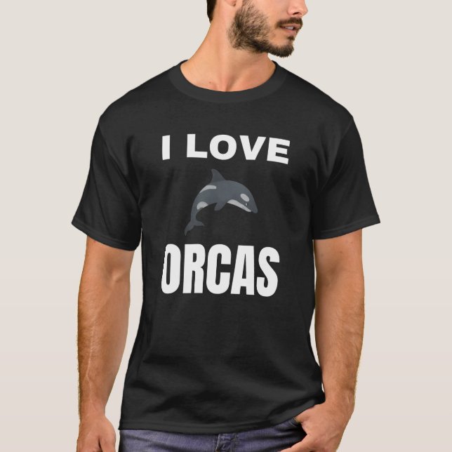 Camiseta Me encantan las Orcas (Anverso)