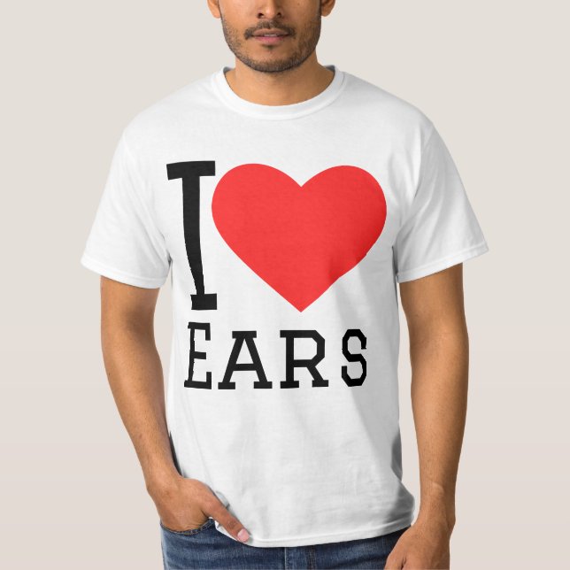 Camiseta Me encantan las orejas (Anverso)