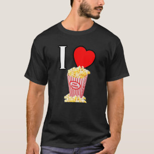 Camiseta Me encantan las palomitas de maíz y me encanta el 