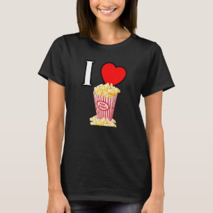 Camiseta Me encantan las palomitas de maíz y me encanta el 