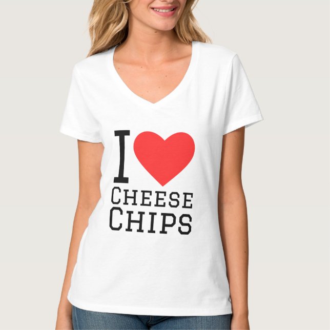 Camiseta Me encantan las patatas fritas (Anverso)