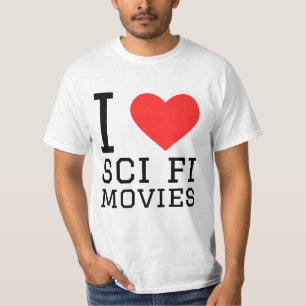 Camiseta Me encantan las películas de ciencia ficción