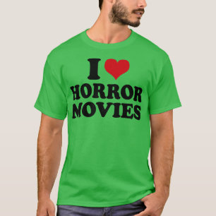 Camiseta Me encantan las películas de terror