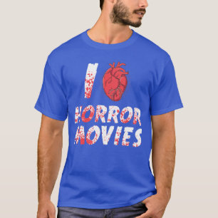 Camiseta Me encantan las películas de terror Fan girl de Ha