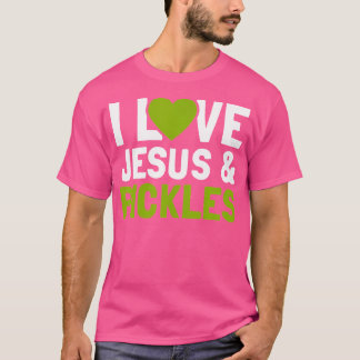 Camiseta Me Encantan Las Pickles Jesús Gracioso Biblia Reli