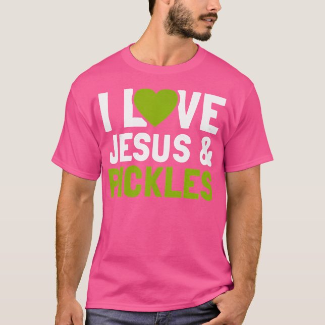 Camiseta Me Encantan Las Pickles Jesús Gracioso Biblia Reli (Anverso)