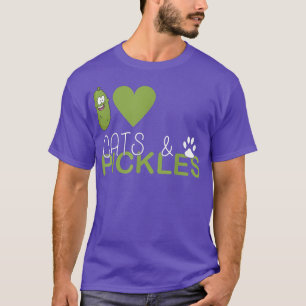 Camiseta Me Encantan Las Pickles Y Los Gatos, La Vegetación