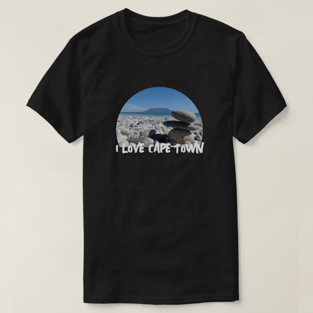 Camiseta Me encantan las piedras apiladas de la mesa de Ciu (Diseño del anverso)