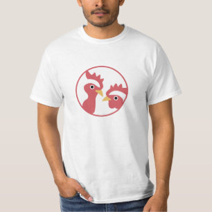 Camiseta Me Encantan Las Pollas Cutas De Pollos En Rooster 