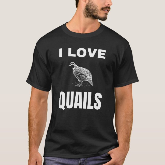Camiseta Me encantan las Quails (Anverso)