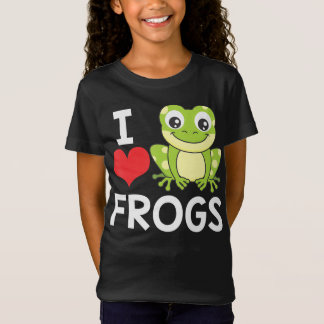Camiseta Me encantan las ranas divertidas de rana animal an
