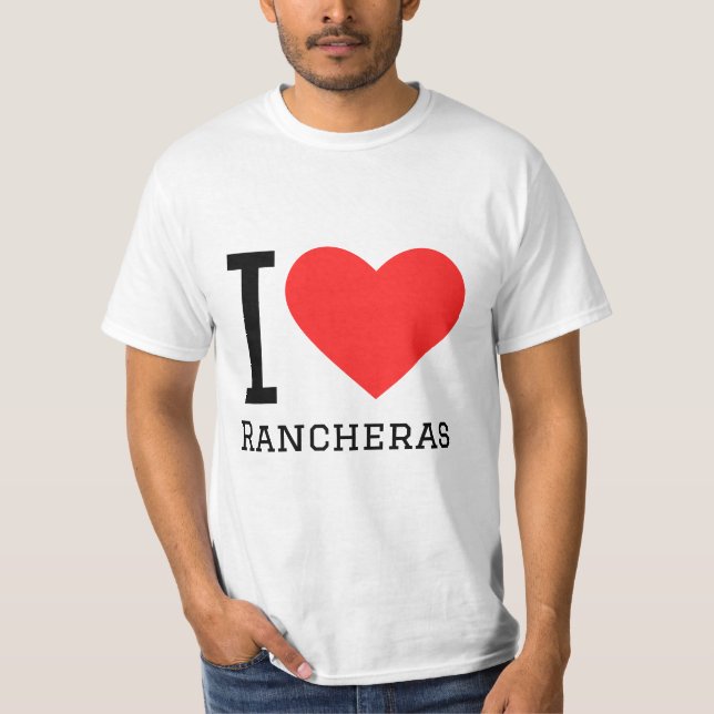 Camiseta Me encantan las rancheras (Anverso)