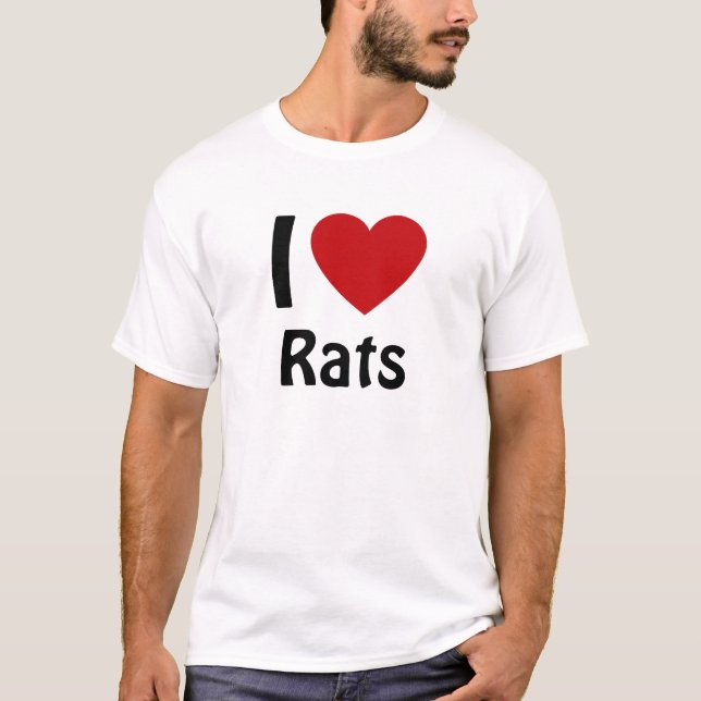 Camiseta Me encantan las Ratas (Anverso)