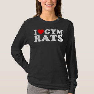 Camiseta Me Encantan Las Ratas De Gimnasio - Divertido Entr