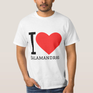 Camiseta Me encantan las salamandras