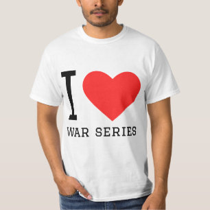 Camiseta Me encantan las series de la guerra