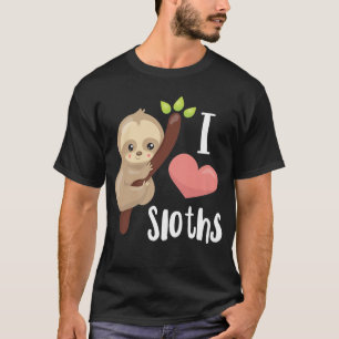 Camiseta ME ENCANTAN LAS Sloths Cute Slote