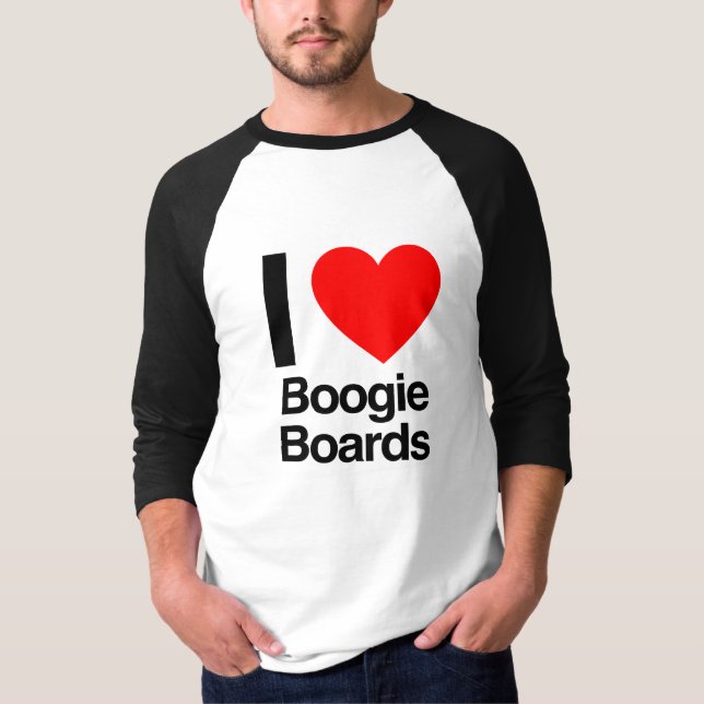 Camiseta me encantan las tablas de boogie (Anverso)
