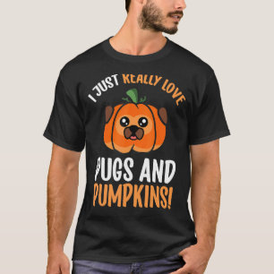 Camiseta Me encantan las tazas y calabazas calabazas
