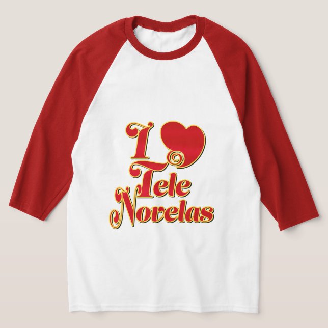 Camiseta Me encantan las telenovelas (Distribución)