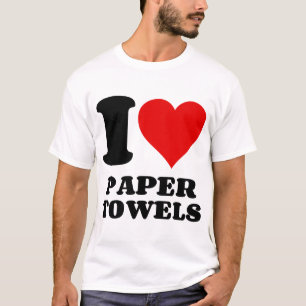 CAMISETA ME ENCANTAN LAS TOALLAS DE PAPEL