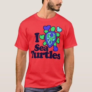 Camiseta Me encantan las tortugas marinas