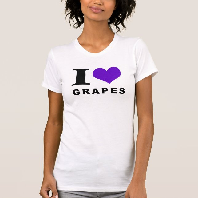 Camiseta Me encantan las uvas (Anverso)