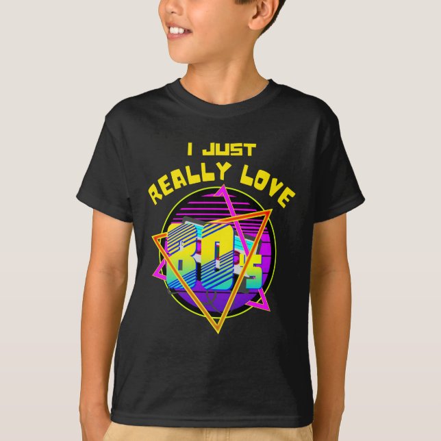 Camiseta me encantan los 80 (Anverso)