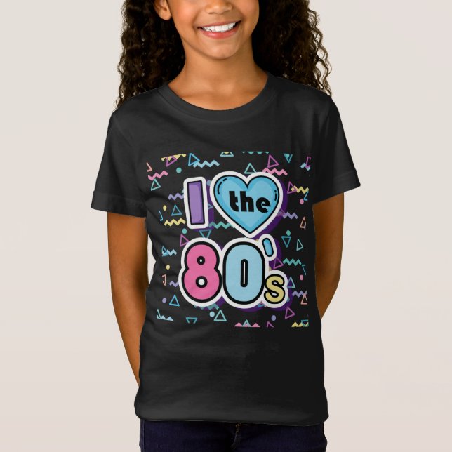 CAMISETA ME ENCANTAN LOS 80 (Anverso)