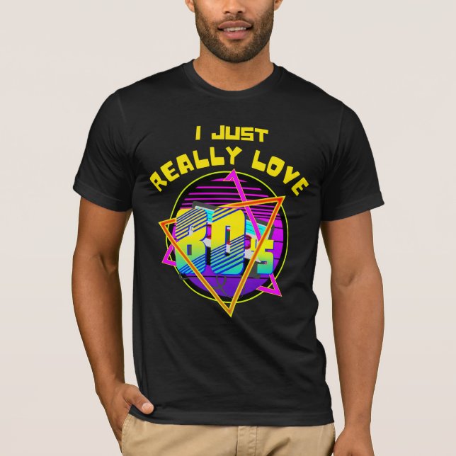 Camiseta me encantan los 80 (Anverso)