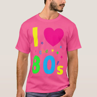 Camiseta Me encantan los 80 divertidos