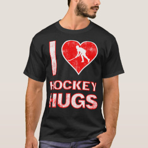 Camiseta Me encantan los abrazos de hockey regalo gracioso