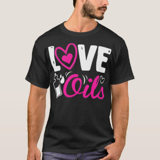 Camiseta Me encantan los aceites esenciales el amante del a