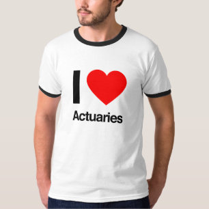 Camiseta me encantan los actuarios