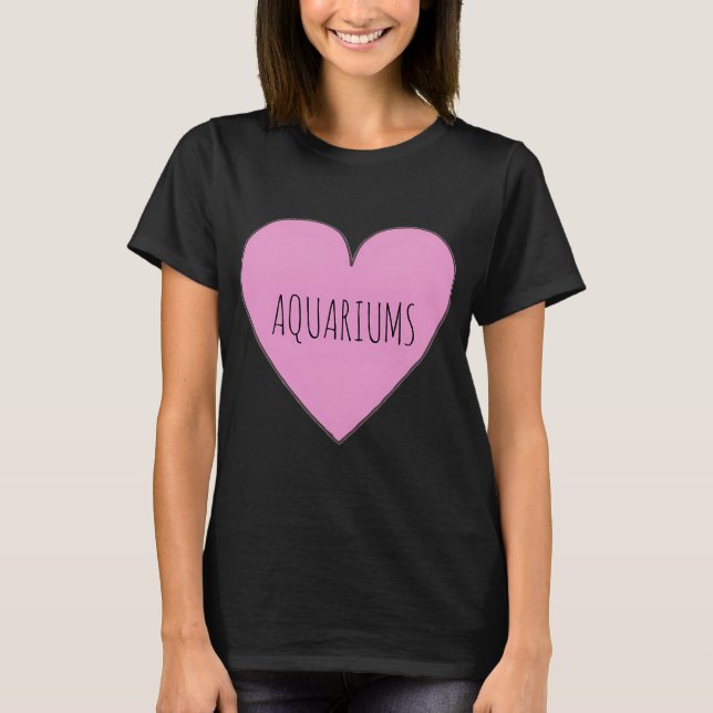 Camiseta Me encantan los acuarios (Anverso)