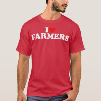 Camiseta Me Encantan Los Agricultores Que Amo A Los Agricul