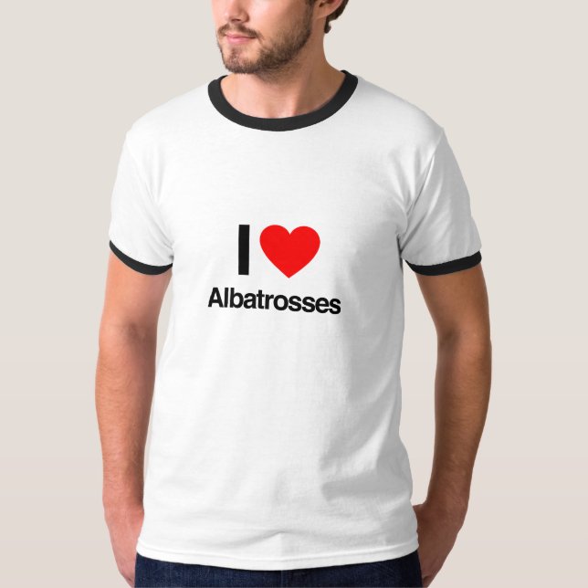 Camiseta me encantan los albatros (Anverso)