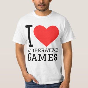 Camiseta Me encantan los amantes de los juegos cooperativos