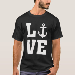 Camiseta Me encantan los Anchores - Anchor Nautical Boat Be