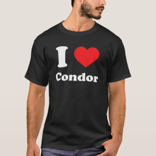 Camiseta Me encantan los animales de los amantes del cóndor