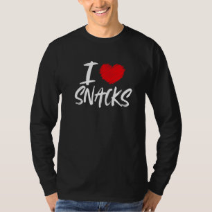 Camiseta Me Encantan Los Aperitivos De Comida Desnuda Que A