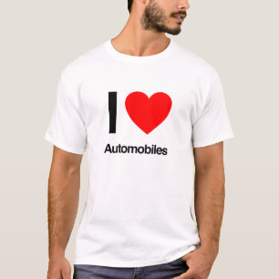 Camiseta me encantan los automóviles