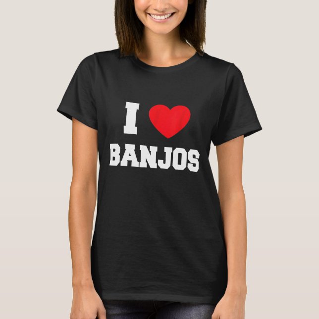 Camiseta Me encantan los banjos (Anverso)