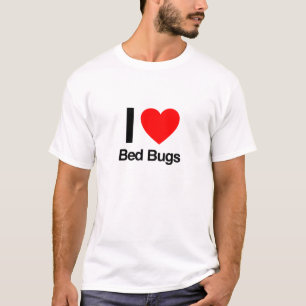 Camiseta me encantan los bichos de cama